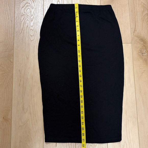 H&M Mama Lightweight Maternity Pencil Skirt, Black, sz S - Picture 10 of 10